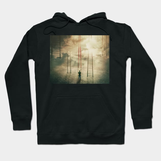 Choosing a different stairway Hoodie by 1STunningArt